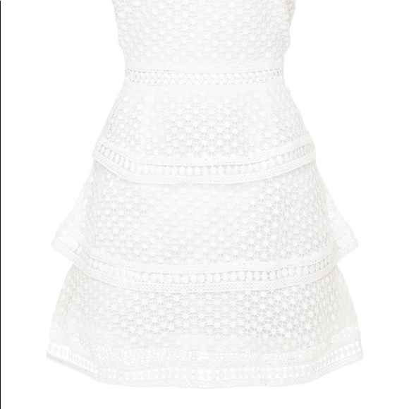 PrettyLittleThing White Lace Dress - Picture 6 of 10